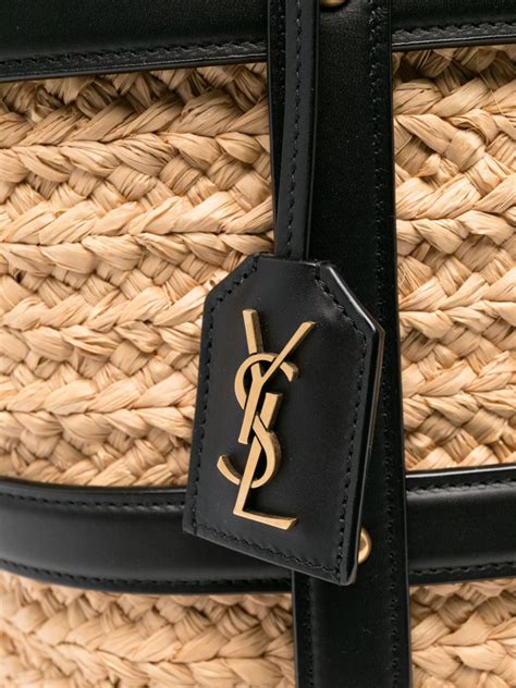 ysl woven tote